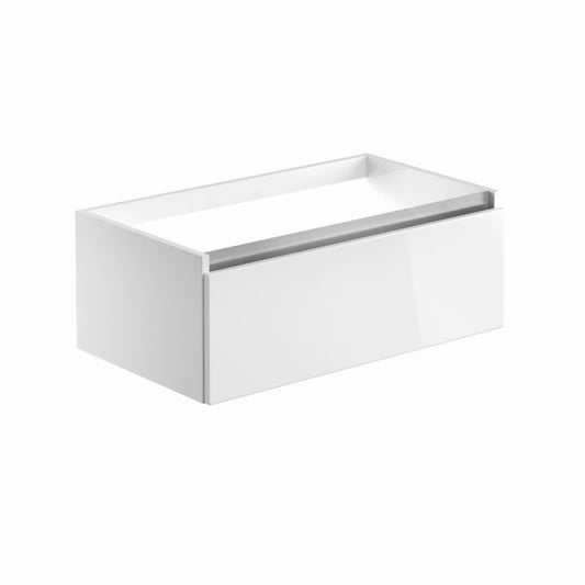 Cerne Vanity Unit Run Wall Mounted (Basin/Top Not Included) 1200mm - White Gloss