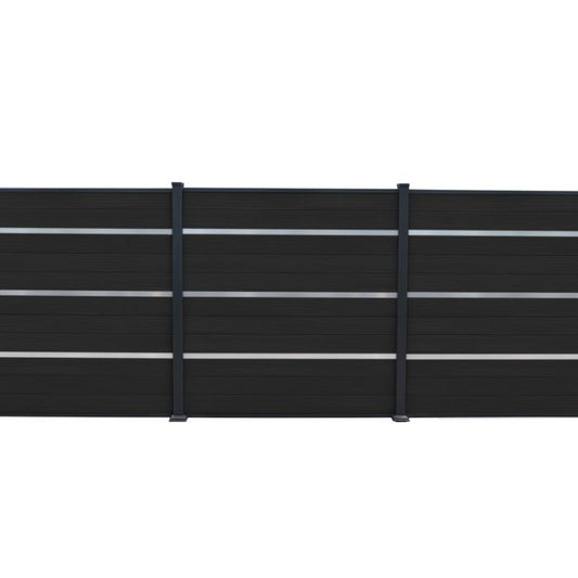 Piranha Composite Decorative Fence Slats 1800x50mm (Pack of 3) - Silver