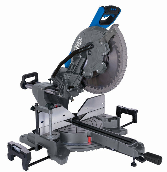 Draper Expert Double Bevel Sliding Compound Mitre Saw - 305mm, 2000W, 230V