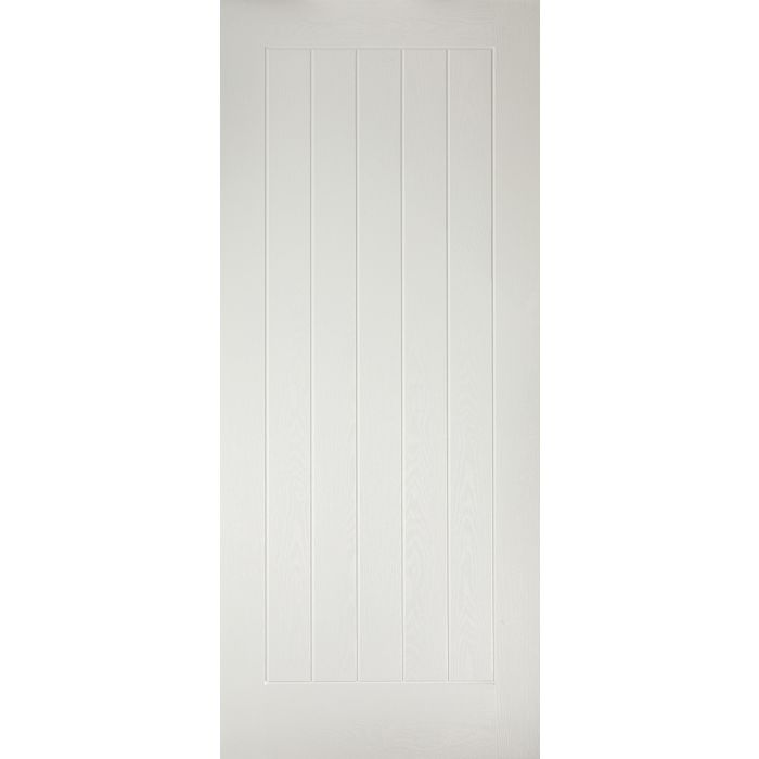 LPD Mexicano External Door 2032 x 813mm Pre-Finished White GRP
