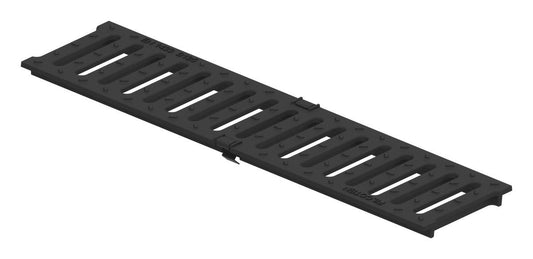 Filcoten NW100 Self Channel 1000mm with B125 Ductile Iron Heelsafe Grate