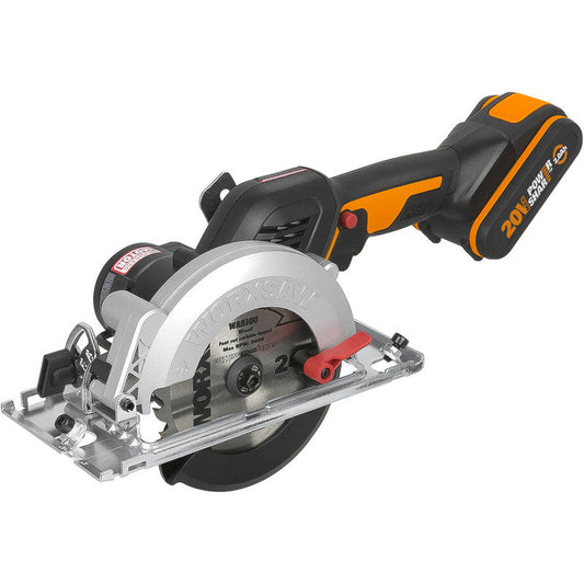 Worx WX531 20V 120mm Cordless Brushless Circular Saw 1 x 2.0Ah