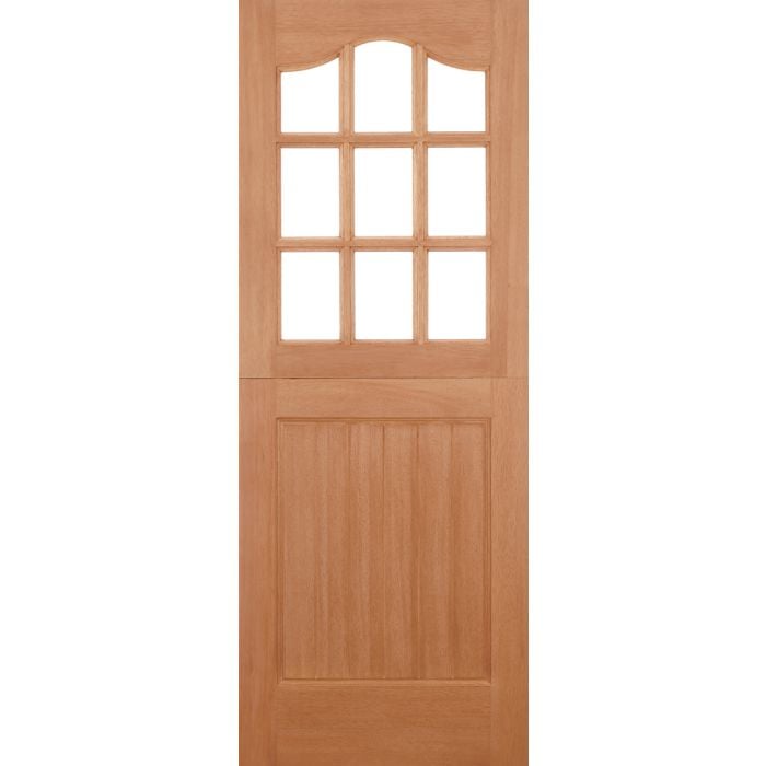 LPD Stable 9L Glazed M&T External Door 1981 x 838mm Unfinished Hardwood