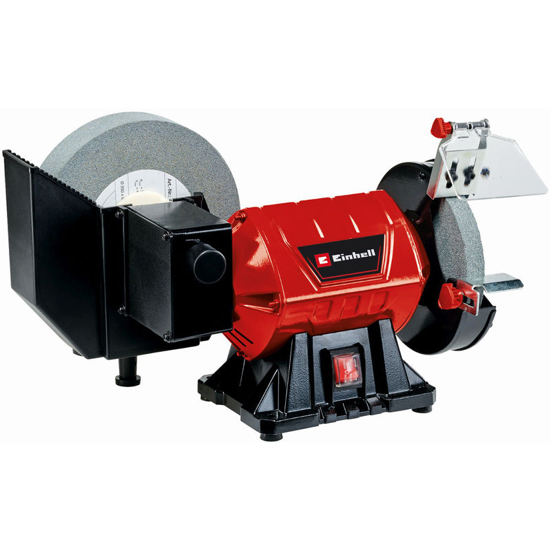Einhell 250W 200mm / 8" x 150mm / 6" Wet & Dry Bench Grinder 230V