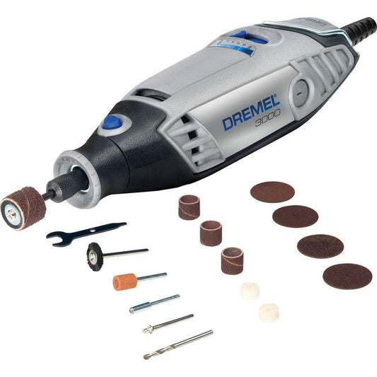 Dremel 3000 15 Piece Rotary Multi-Tool Kit 230V