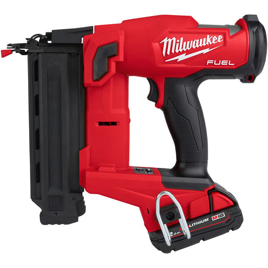 Milwaukee M18 Fuel 18 GS Finish Nailer 2 x 2.0Ah