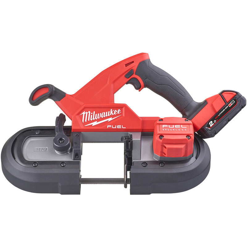 Milwaukee M18FBS85-202C FUEL Compact Band Saw 2 x 2.0Ah