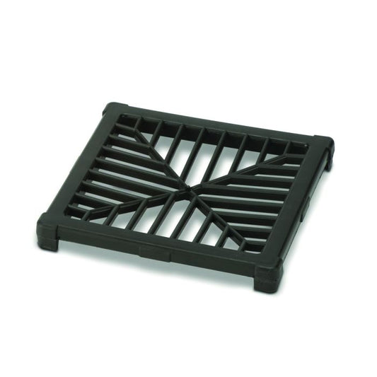 Polypipe 110mm Spare Square Black PP Grid - 150 x 150mm - UG415