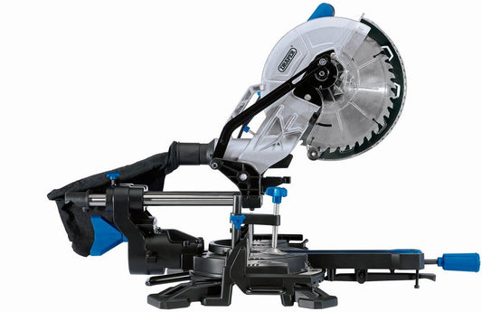 Draper 230V Sliding Compound Mitre Saw - 255mm, 1800W