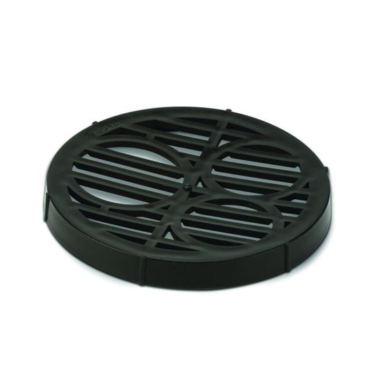 Polypipe 110mm Bottle Gully Grid (Round) - Black - UG426
