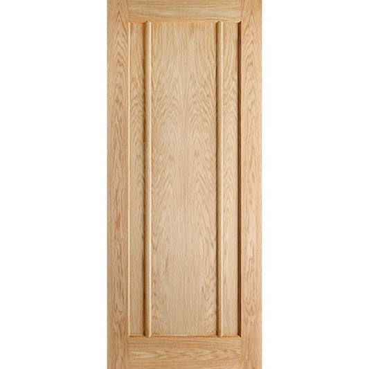 Lincoln Solid Core Internal Door - Unfinished - 3P 2032 x 813mm Oak OLIN32