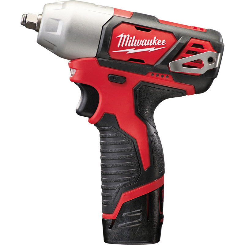 Milwaukee M12 BIW38-202C Sub Compact 3/8" Impact Wrench with Friction Ring 2 x 2.0Ah