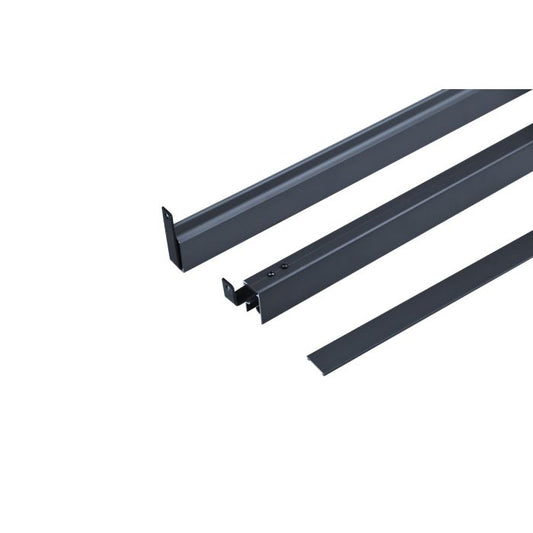 Piranha Composite Fence Top/Bottom Trim Kit - Grey