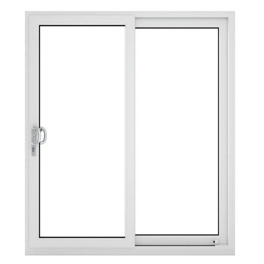 Crystal uPVC Sliding Patio (Left to Right) incl. 150mm Cill 1790 x 2090mm Clear - White