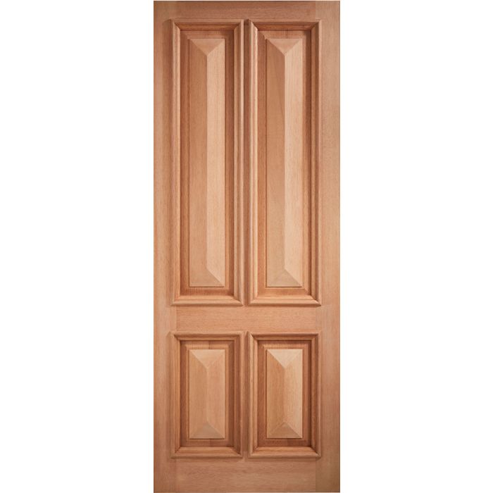 LPD Islington 4P M&T External Door 1981 x 838mm Unfinished Hardwood