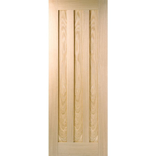 Idaho Solid Core Internal Door - Prefinished - 3P 1981 x 686mm Oak IDAOAKPF27