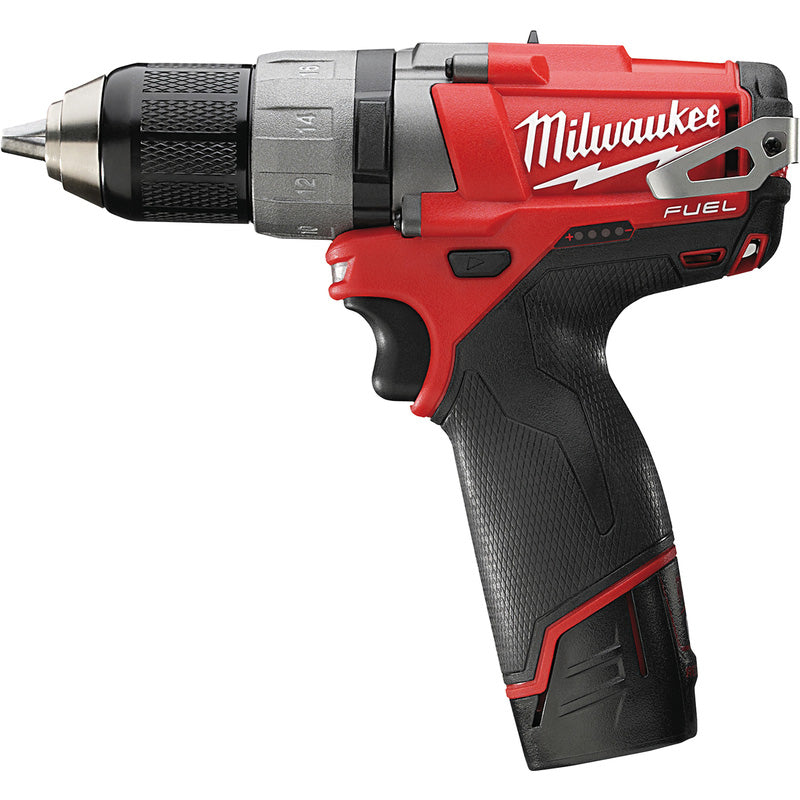 Milwaukee M12CD-202C FUEL Compact Screwdriver 2 x 2.0Ah