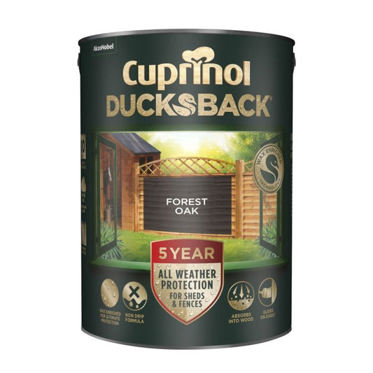 Cuprinol 5 Year Ducksback 5ltr Forest Oak