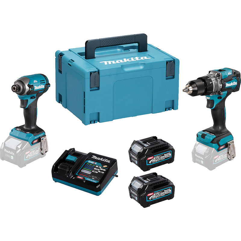 Makita 40V XGT Max Brushless Twin Kit 2 x 2.5Ah