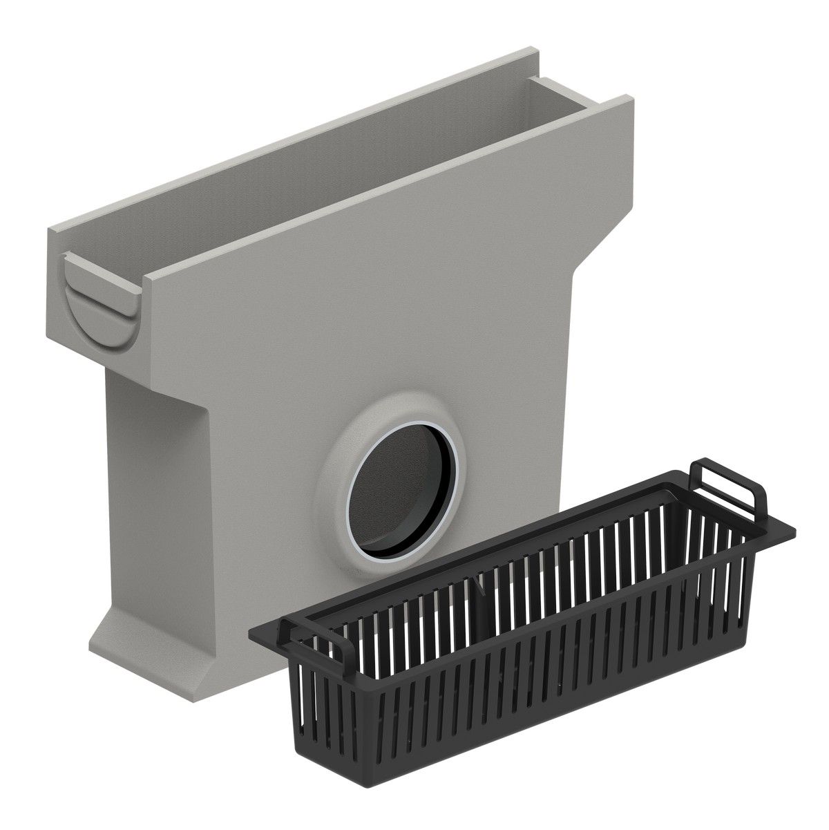 Filcoten NW100 Self Sump Unit 500mm with B125 Ductile Iron Heelsafe Grate