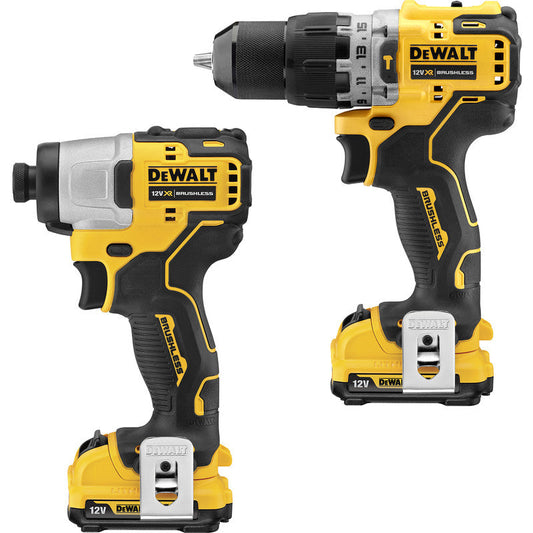 DeWalt DCK2111L2T 12V XR Cordless Combi Drill & Impact Driver Kit 2 x 3.0Ah