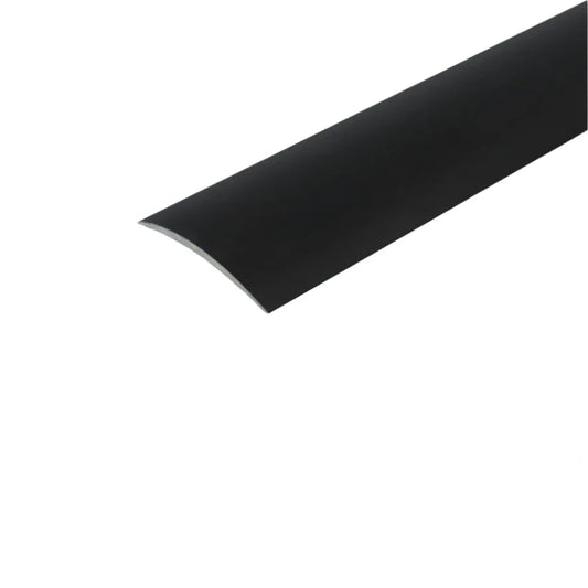 A03 30mm Anodised Aluminium Self Adhesive Door Threshold Strip Black 0.93m