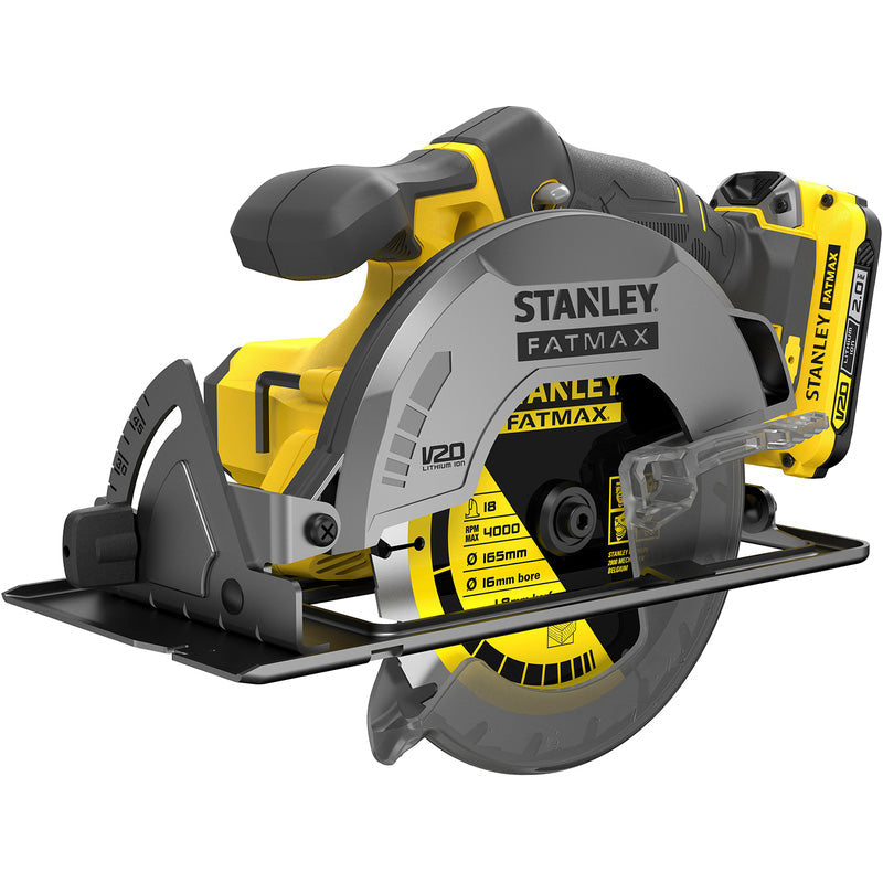 Stanley FatMax V20 18V 165mm Circular Saw 1 x 2.0Ah