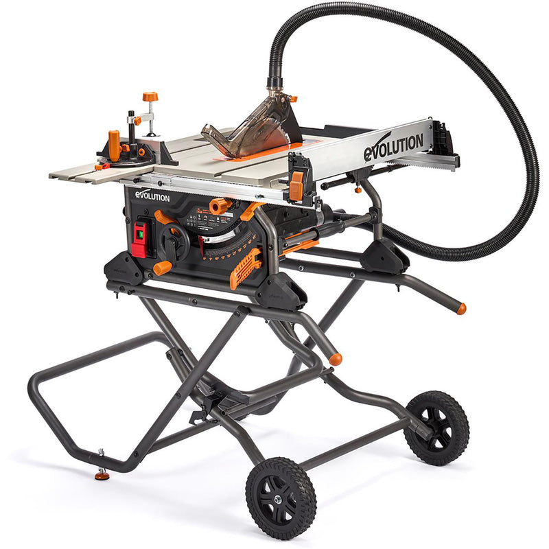 Evolution R255TBLX+ 255mm Table Saw With Stand