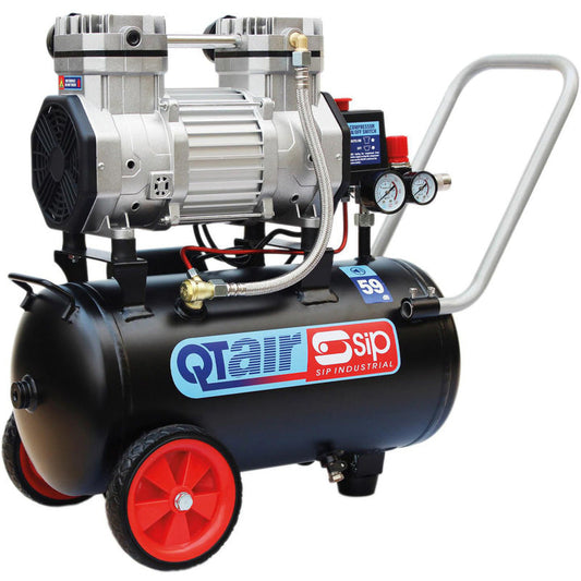 SIP QT AIR DD 1.5hp Ultra Low Noise Oil-Free Direct Drive Compressor 24L