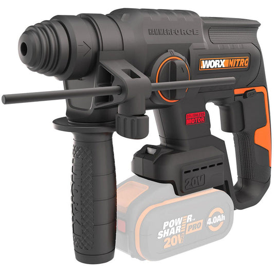 Worx 20V Brushless Rotary Hammer Drill Body Only