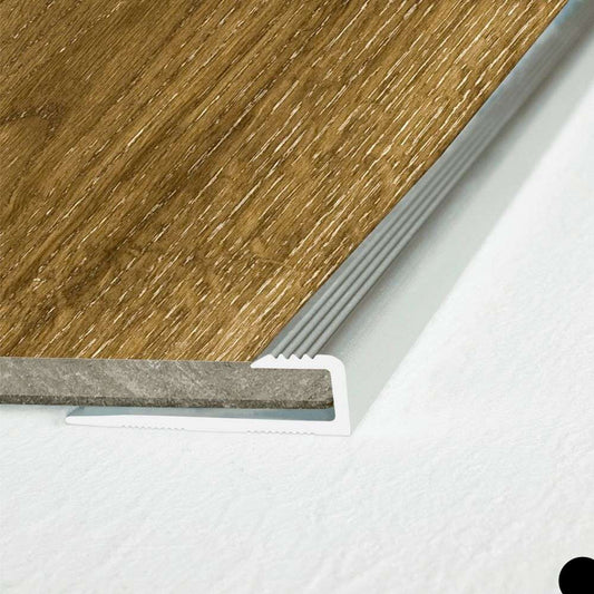 C63 Anodised Aluminium LVT U-Shape Edging Profile – 5mm Flooring