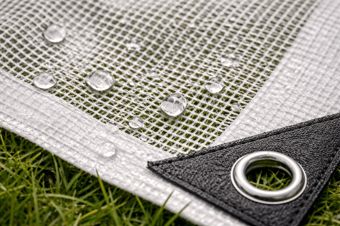 Clear 100GSM Monotex Tarpaulin Waterproof UV-Stabilised Sheet