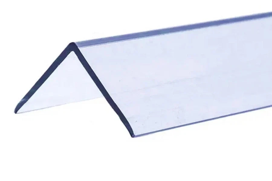 Clear Edge Protector Transparent PVC Plastic Corner Angle Trim 90°