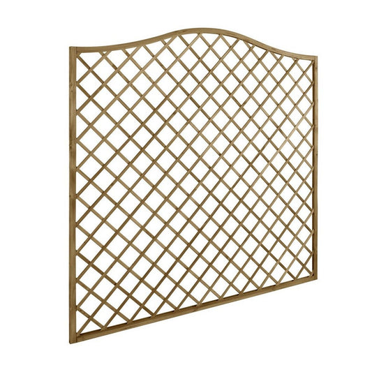 Forest Decorative Europa Hamburg Garden Screen 1.8mtr x 1.8mtr - Treated Timber (Pack of 4)