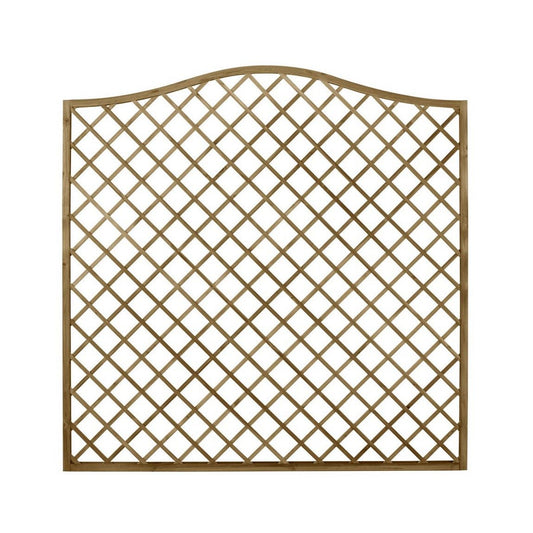 Forest Decorative Europa Hamburg Garden Screen 1.8mtr x 1.8mtr - Treated Timber (Pack of 5)