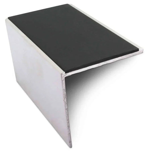 NSL19 Tredsafe 56 x 55mm DDA-Compliant Aluminium Stair Nosing with PVC Insert