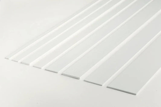 PVC Plastic TW Black White Anthracite Flat Bar Strip