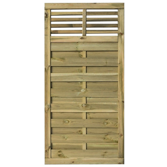 Rowlinson Langham Screen/Gate 3ft x 6ft - Natural Timber Finish