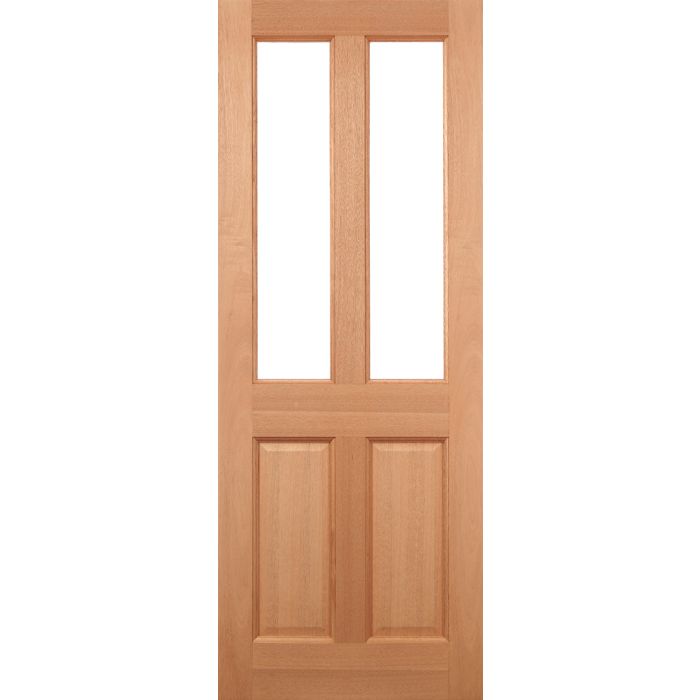 LPD Malton 2L Unglazed Dowelled External Door 1981 x 762mm Unfinished Hardwood