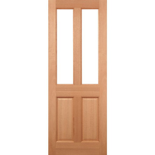 LPD Malton 2L Unglazed Dowelled External Door 1981 x 762mm Unfinished Hardwood
