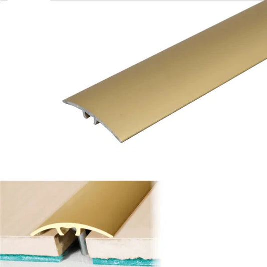 A66 32mm Anodised Aluminium Door Threshold Strip Gold