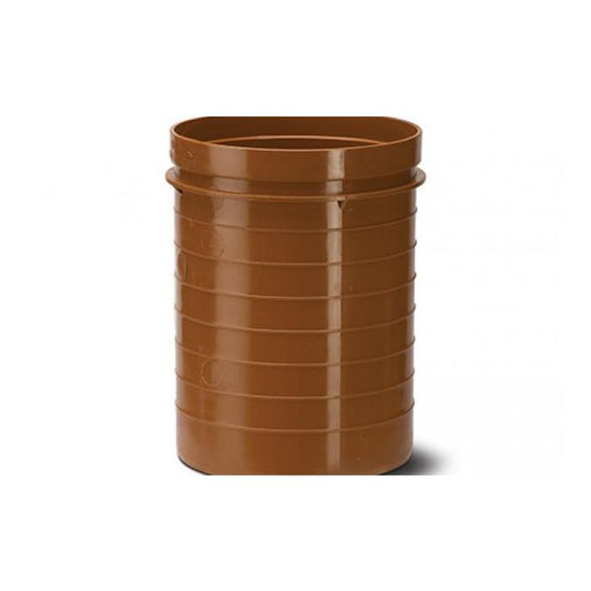 Polypipe 110mm Bottle Gully Raising Piece - Terracotta - UG427R
