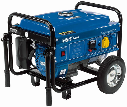 Draper Open Frame Petrol Inverter Generator - 2800W (3200W Max)