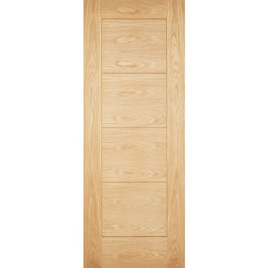 LPD Modica Part L Dowelled External Warmer Door 2032 x 813mm Unfinished Oak