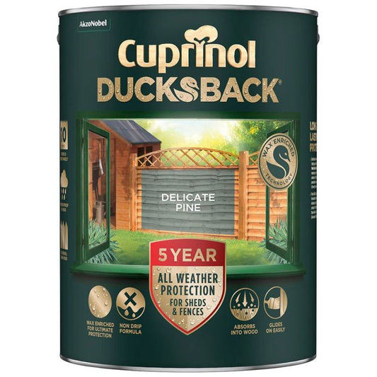 Cuprinol 5 Year Ducksback 5ltr Delicate Pine