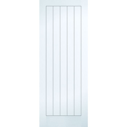 LPD Textured Vertical 5P Internal Door 1981 x 762mm Primed White Composite