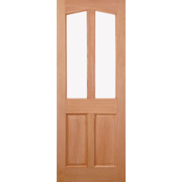 LPD Richmond 2P 2L Unglazed M&T External Door 1981 x 838mm Unfinished Hardwood