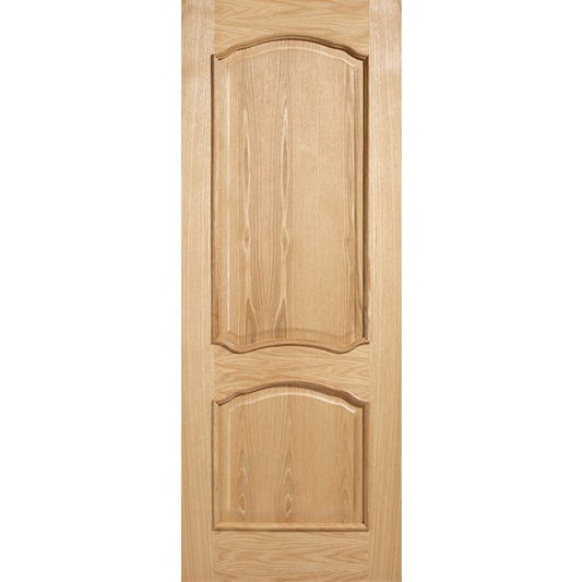 Louis Solid Core Internal Door - Unfinished - RM2S 1981 x 610mm Oak OLOURMS24