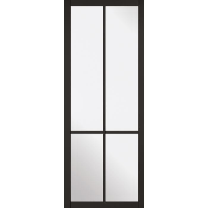 LPD Liberty 4L Glazed Internal Door 1981 x 686mm Black Primed