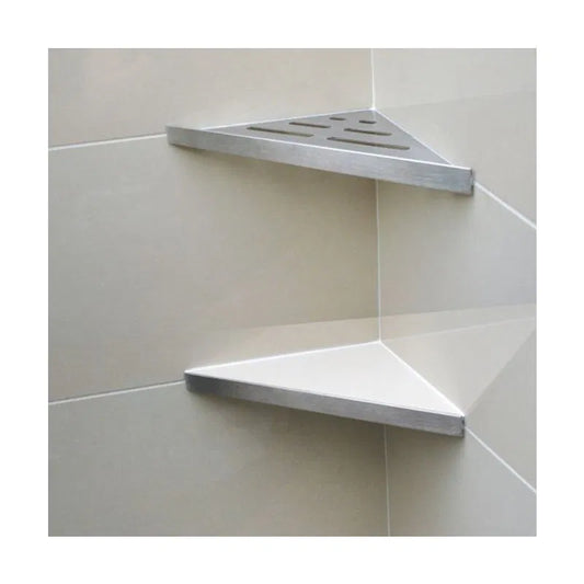 Stainless Steel Reversible Shower Shelf – Durable & Modern